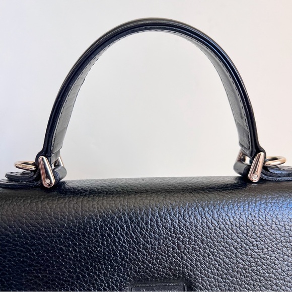Burberry Leather Satchel Top handle Two Way Bag - Picture 3 of 16
